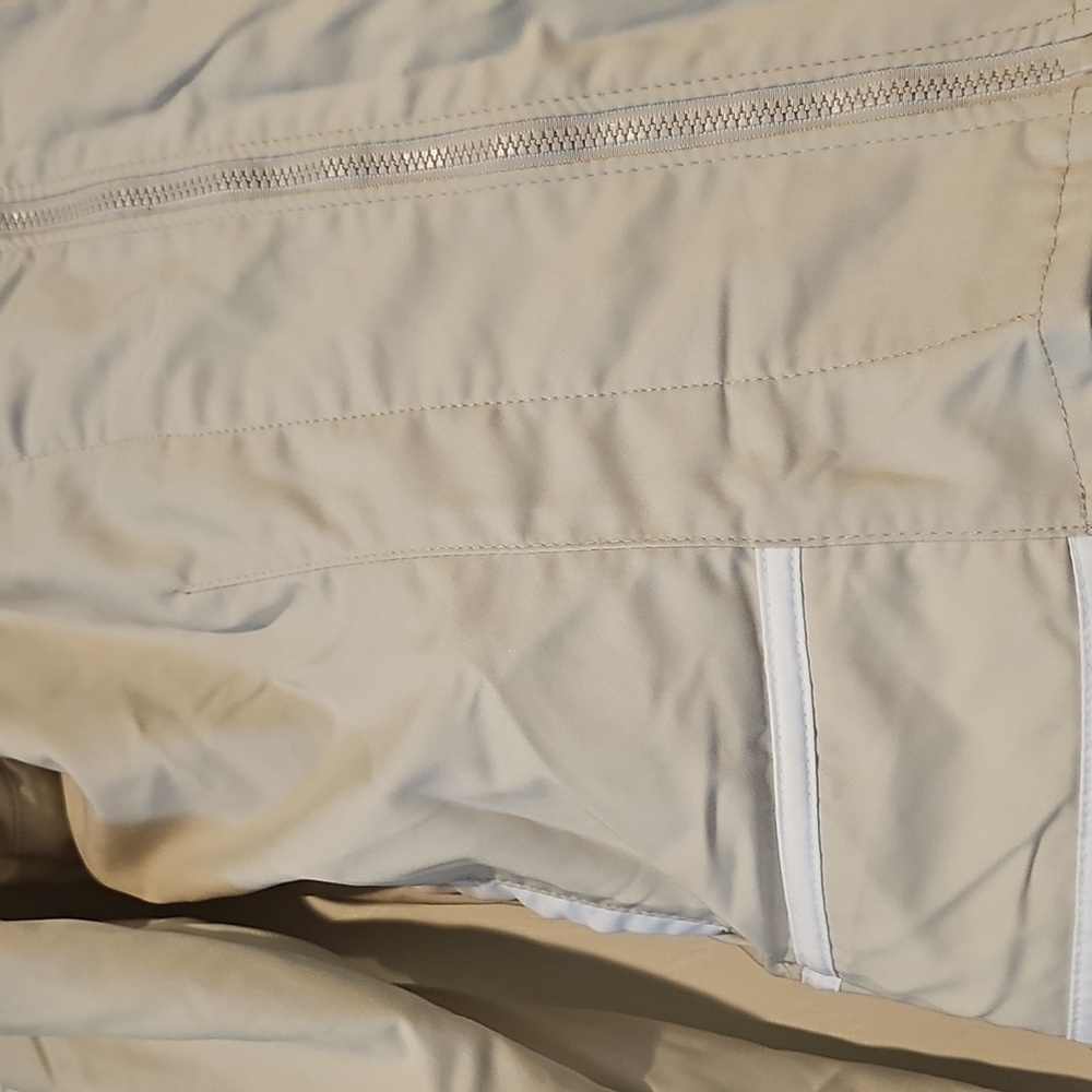 Vintage Early 2000s Nike Beige Full-Zip Jacket – Made in Philippines, Size S - Picture 4 of 5